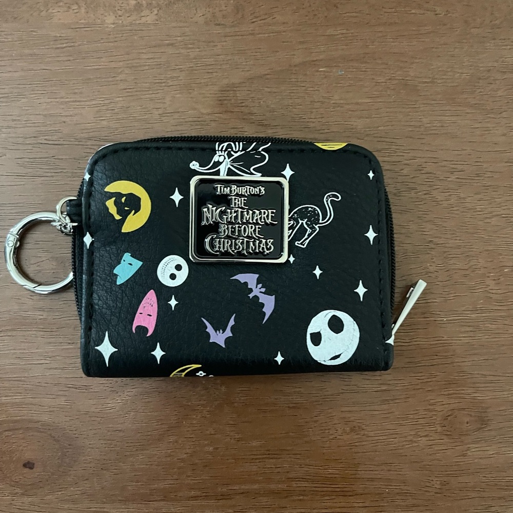 Loungefly Mini Zippy Nightmare Before Christmas Wallet.
